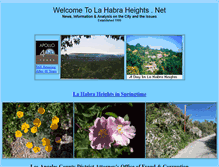 Tablet Screenshot of lahabraheights.net